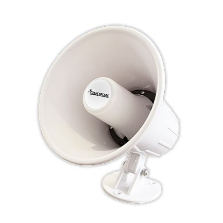Shakespeare HS-5 -  Hailer Horn Speaker 13cm 15 Watt, External Horn / Hailer, Mount And Cable
