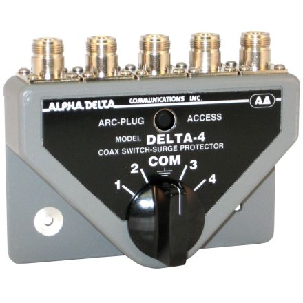 SOLD! B Grade Alpha Delta-4BN Coaxial Switch (NO BOX)