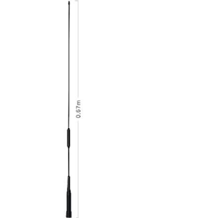 Diamond AZ-506FX Dual Band Mobile Whip Antenna