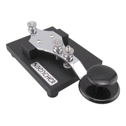 DISCONTINUED BENCHER RJ-1 - Straight Morse Key with Black base