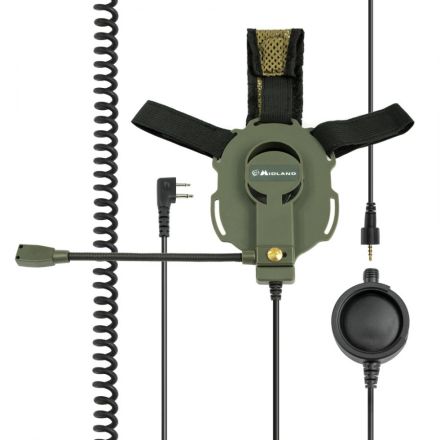 Midland BOW-M EVO-K - Military Headset (with Kenwood Plug)