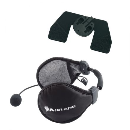 Midland BT Ski Audio Kit - Stereo Headset with Microphone + Velcro Strap