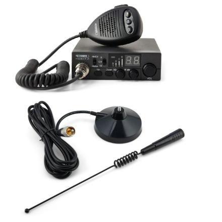 CB Radio Kit - Moonraker Minor II Plus 80ch 12v/24v CB Radio and Micro Mag Antenna