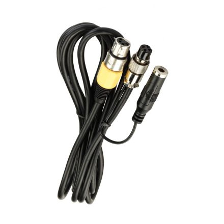 Heil Sound CC-1-Y4 - AR 8ft Straight Microphone Connecting Cable (XLR4 to Yaesu 4-Pin Round) 