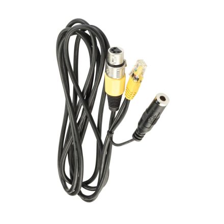 Heil Sound CC-1-YM - AR 8ft Straight Microphone Connecting Cable (XLR4 to Yaesu 8-Pin Modular) 