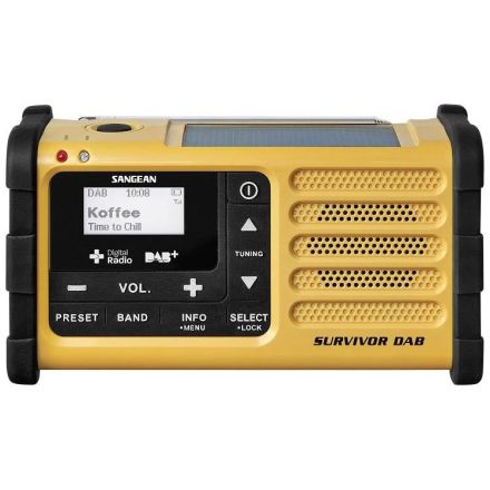 SANGEAN MMR-88-DAB-PLUS - Rechargeable Emergency Radio (Survivor DAB)
