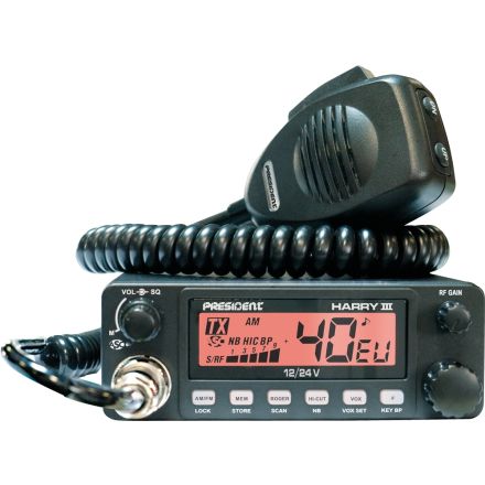 DISCONTINUED President Harry-3 Mobile CB Transceiver