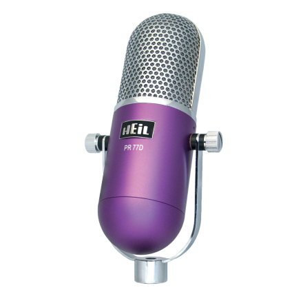 Heil Sound PR 77DP - Professional Deco Series Microphone with PR40 Element (Purple)
