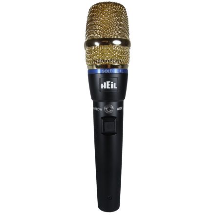 Heil Sound GM ELITE - AR Gold Dual Element Communications Microphone with PTT (4-pin XLR)