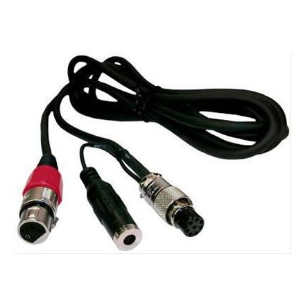 Heil Sound CC-1-K - AR 8ft Straight Microphone Connecting Cable (XLR4 to Kenwood 8-pin Round)