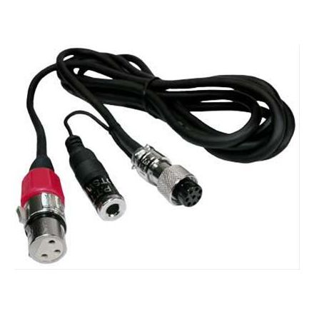 Heil Sound CC-1-XLR-K - AR 8ft Straight Microphone Connecting Cable (XLR3 to Kenwood 8-pin Round)