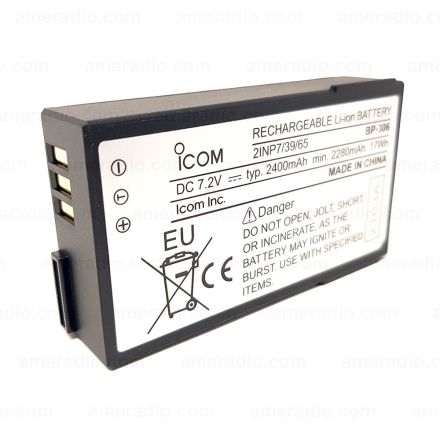 Icom BP-306 - Li-Ion Battery Pack 7.2V 2400mAh For IC-M94D
