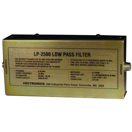 Vectronics LP-2500 - 2500W Low Pass Filter