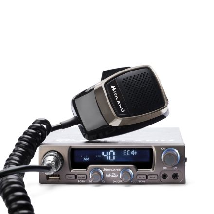 Midland M-20 New mobile CB radio with USB/Bluetooth feature