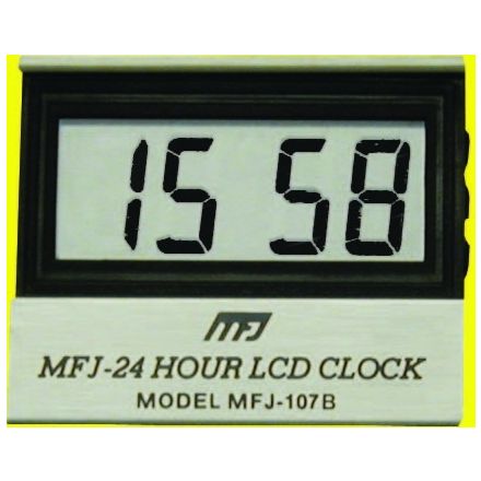 MFJ-107B* - LCD 24 Single Clock