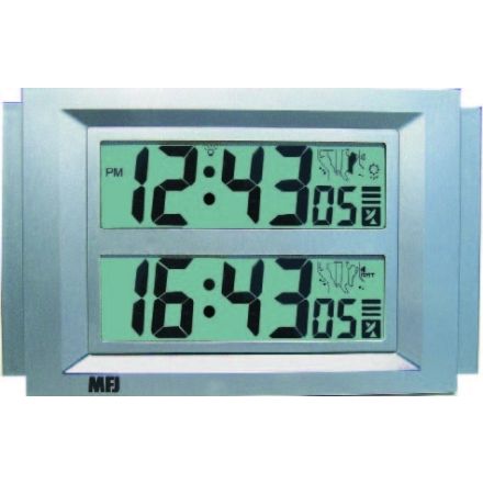 MFJ-121B* - Giant LCD Dual Time Atomic Clock