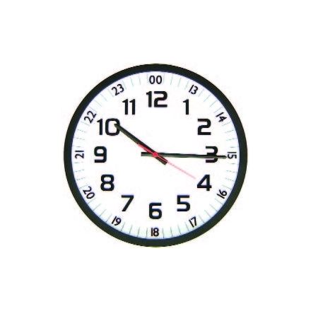 MFJ-131RC* - 12/24 hr Atomic Analog Wall Clock