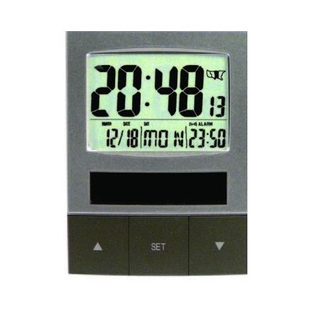 MFJ-136RC* - AtomicSolar/time/date/day 24/12LCD Clock