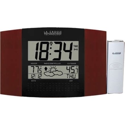 MFJ-144RC - LCD in/out temp/calender atomic clock