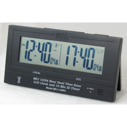 MFJ-148RC* - Dual Time Atomic Clock w/ID timer