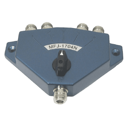 MFJ-1704N* - 4-Way Coax Switch
