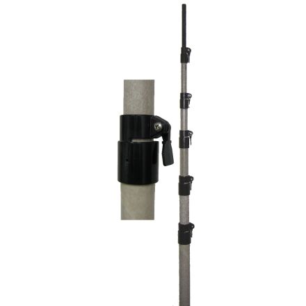 MFJ-1904HD - 25ft, Extra-strong FG mast, w/qck Clamps