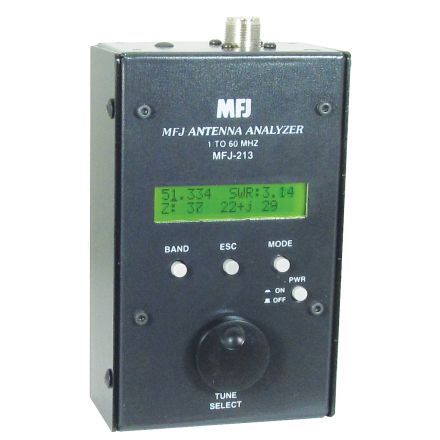MFJ-213 - 1.8-60 Mhz Antenna Analyzer