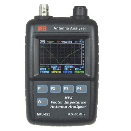 MFJ-223 - Colour GraphicVNA Ant  Analyzer, 1-60 Mhz