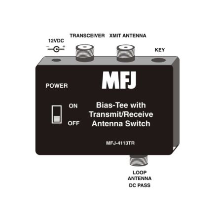 MFJ-4113TR - Bias-T with Power Sen.T/R switch, HF, 1A