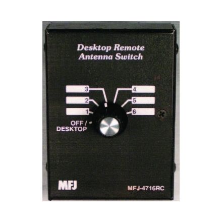 MFJ-4714 - 4-pos Desk/Remote AntSw1.8-150 Mhz