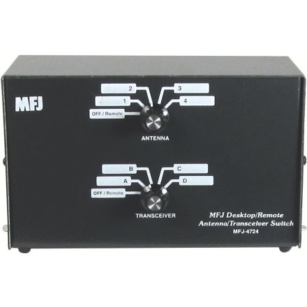 MFJ-4724 - 4-P.Desk/Remote Ant/Xcvr Sw1.8-150Mhz