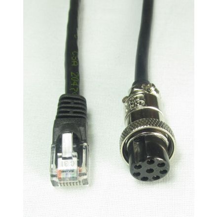 MFJ-5399Y2 - 8-pin Round Mic plug to Yaesu FT-847
