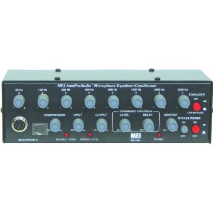 MFJ-654 - Dlx Mic Audio Equalizer/Conditioner