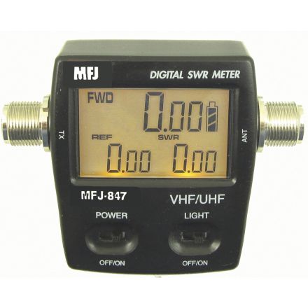 MFJ-847 - Digital SWR/Watt Meter, 120W, 125-525Mhz