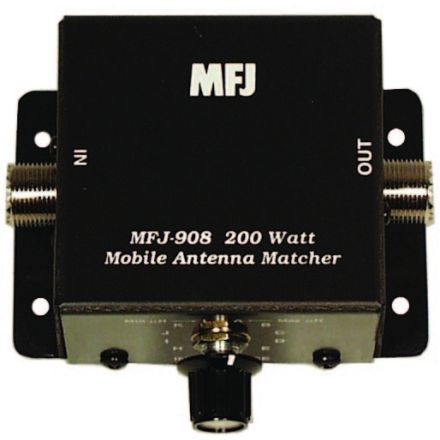 MFJ-908 - Mobile Matcher (IndType) (10-80M)(200W)