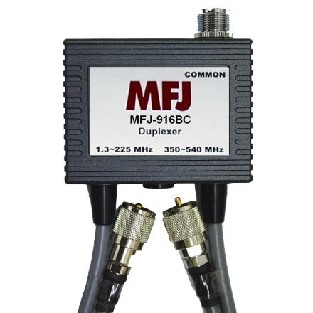 MFJ-916BC* - HF-220Mhz/440 MHz duplexer - SO-239