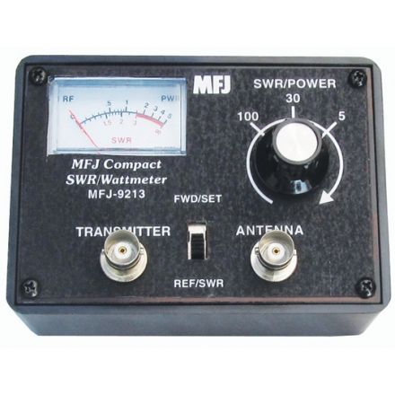 MFJ-9213 - QRP Pocket SWR/Watt Meter 5/30/100 Watts