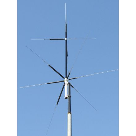 DISCONTINUED MFJ-2389 - 80-6M/VHF/UHF 8-bd Compact Vertical