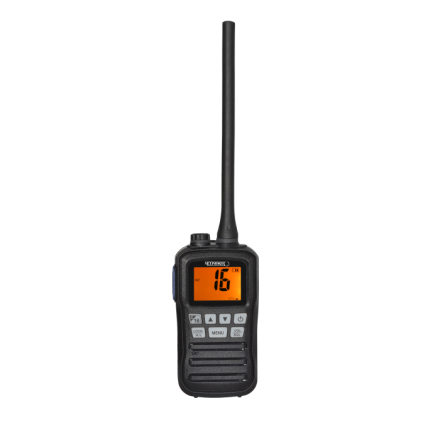 SOLD! B GRADE MARINE HANDHELD (MHR-100) - VHF 156-162MHz  (NO BATTERIES OR INSTRUCTION MANUAL INCLUDED)