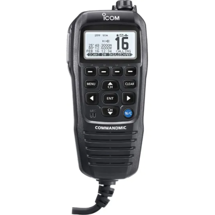 Icom HM-229B - Command Microphone (Black) Inc. OPC-1540 6.1M No Dsc Func