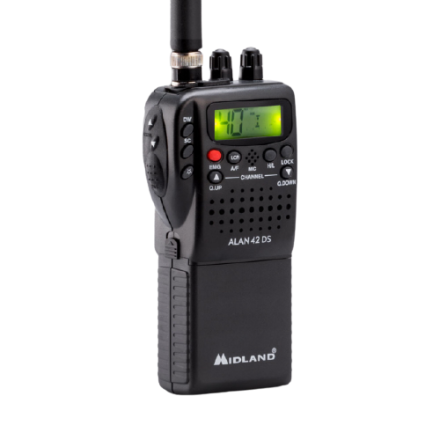 Midland Alan 42DS UK Handheld CB Radio with Digital Squelch