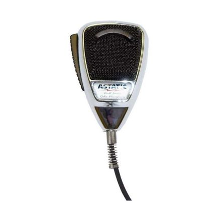 Astatic 636L-C - Noise-Cancelling Microphone CHROME EDITION 