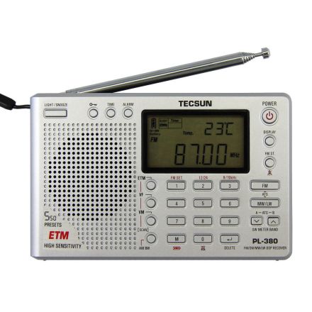 B Grade Tecsun PL-380 Portable World Band Receiver