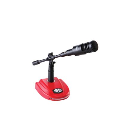 Heil Sound PR-10-RPKG - AR Dynamic Studio Microphone with LB-1 Lighted Base (RED) with PTT (3-pin XLR)