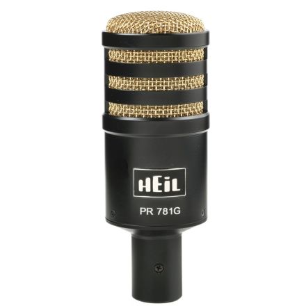 Heil Sound PR 781G - AR Dynamic Studio Quality Microphone with Gold Screen (3-pin XLR)