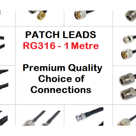 RG213 Premium Patch Lead - 1Metre 