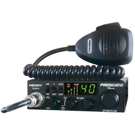 DISCONTINUED President Henry Mobile CB Transceiver