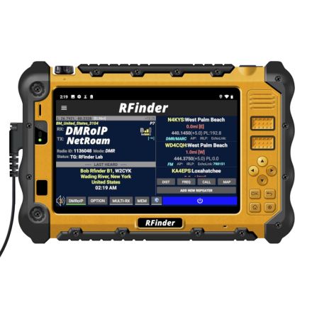 RFinder P7 - 7" Hardened Tablet Android Radio 136-174MHz, 400-490MHz, DMR/FM