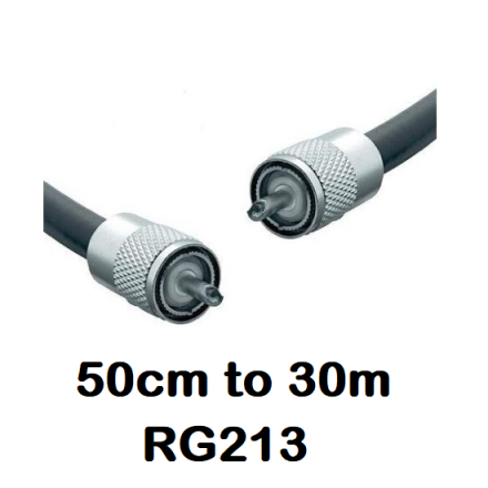 RG213 Premium Patch Lead - PL259 to PL259