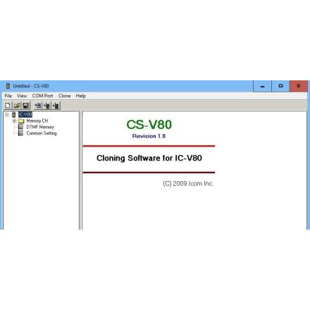 Icom CS-V80 V1.1 Cloning Software